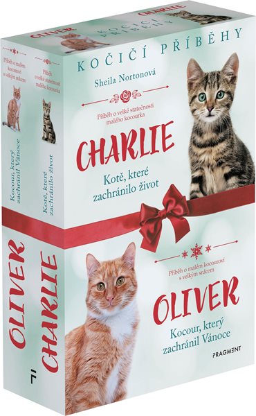 Levně Kočičí příběhy: Oliver + Charlie – box - Sheila Norton - 13x20 cm