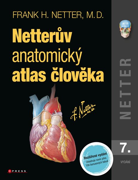 Levně Netterův anatomický atlas člověka - Frank H. Netter - 22x29 cm, Sleva 500%