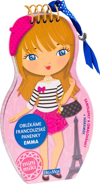 Oblékáme francouzské panenky - EMMA - Charlotte Segond-Rabilloud a kolektiv - 12x21 cm