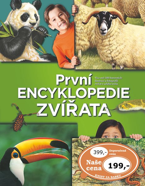 První encyklopedie Zvířata - 226 x 286 x 21, Sleva 199%
