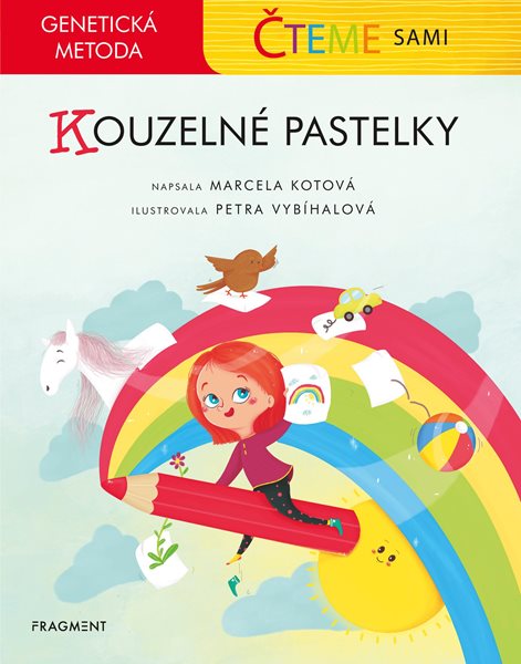 Čteme sami – genetická metoda - Kouzelné pastelky - Marcela Kotová - 17x22 cm, Sleva 40%