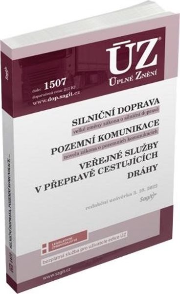 Levně ÚZ 1507 / Silniční doprava, pozemní komunikace, veřejné služby v přepravě cestujících, dráhy