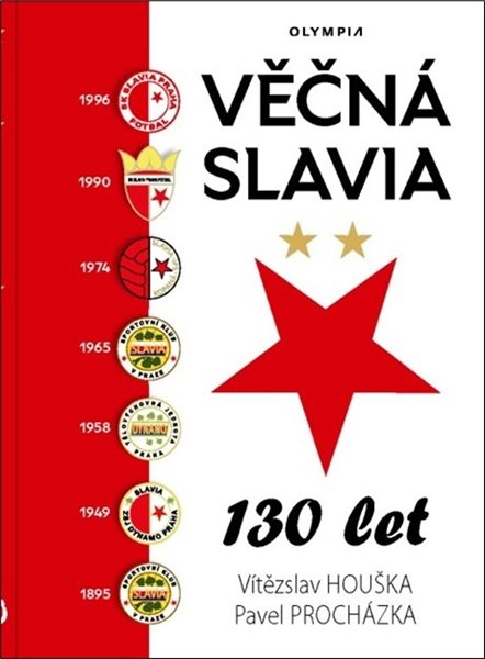 Věčná Slavia - 130 let - Vítězslav Houška, Pavel Procházka - 22x31 cm, Sleva 100%