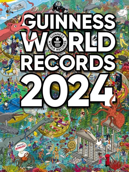 Guinness World Records 2024 (česky) - kolektiv autorů - 21x31 cm, Sleva 109%