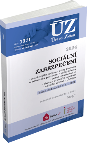 ÚZ 1571 - Sociální zabezpečení 2024