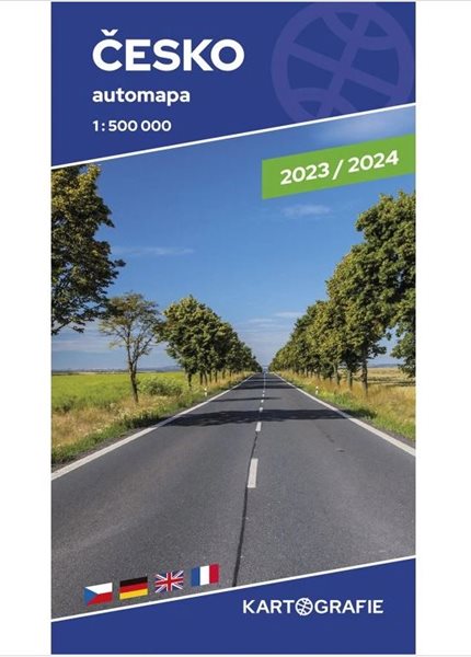 Česko – automapa 2023/2024, 1 : 500 000