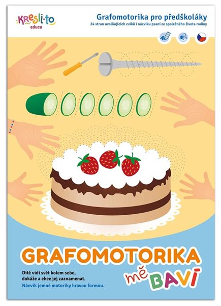 Grafomotorika mě baví  2 - Pracovní sešit pro předškoláky