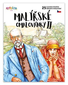 Mal&#237;řsk&#233; omalov&#225;nky II - 25 slavn&#253;ch česk&#253;ch obrazů k vymalov&#225;n&#237;