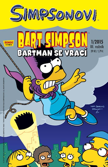 Levně Simpsonovi - Bart Simpson 1/15 - Bartman se vrací - Groening Matt - 17x26 cm