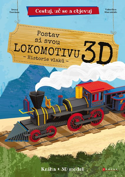Levně Postav si svou lokomotivu - Irena Trevisan - 25x34 cm