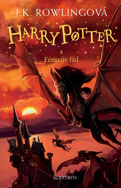 Harry Potter a Fénixův řád - J. K. Rowlingová - 13x20 cm, Sleva 100%
