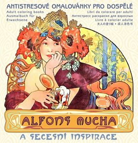Alfons Mucha - Antistresové omalovánky pro dospělé