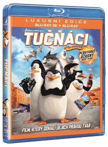Tučňáci z Madagaskaru 3D+2D Blu-ray