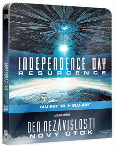 Den nezávislosti: Nový útok Blu-ray 2D+3D BD Steelbook
