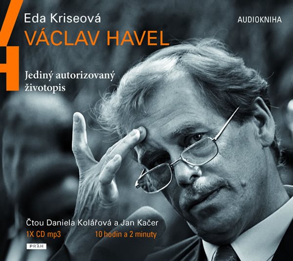 Levně CD Václav Havel - Jediný autorizovaný životopis - Kriseová Eda - 13x14