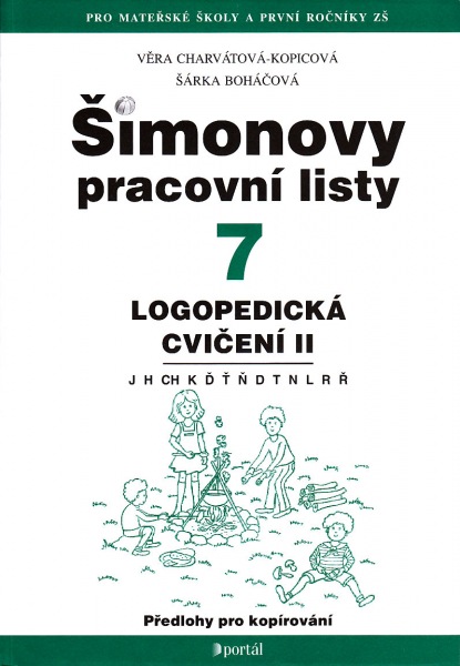 Šimonovy pracovní listy 7 - Logopedická cvičení II 2. vydání - Charvátová-Kopicová,Boháčová