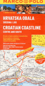 Chorvatsko - pobřeží - střed a jih - automapa Marco Polo - 1:200 000