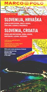 Slovinsko, Chorvatsko - mapa MP 1:800 000