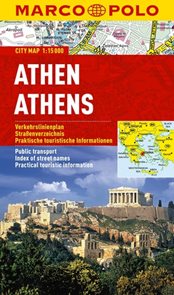 Atény / Athens - kapesní městský plán 1: 15 tis.
