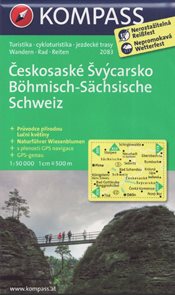 Českosaské Švýcarsko 1: 50 000 Kompass