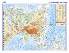 Podložka - Asie - obecně zeměpisná - 1:42 000 000