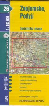 Levně Znojemsko, Podyjí - mapa KP č.26 - 1:100t
