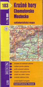 Krušné hory - Chomutovsko, Mostecko - cyklo KP č.103 - 1:70t
