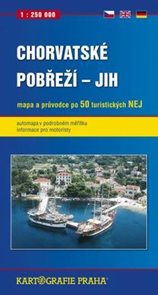Chorvatské pobřeží -jih- mapa a průvodce - 1:250 000
