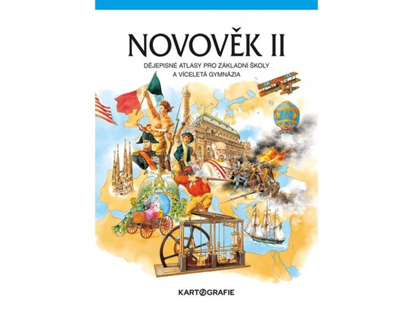 Novověk II – školní dějepisný atlas - Mandelová Helena - 230 x 320 mm