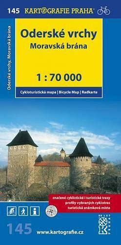 Cyklomapa (145)-Oderské vrchy,Moravská brána, Sleva 16%