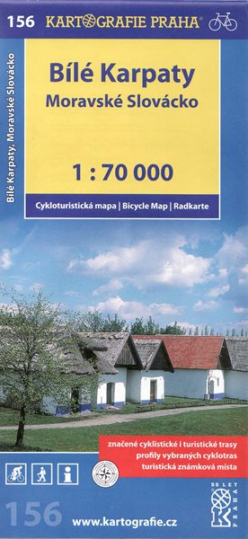Bílé Karpaty, Moravské Slovácko - cyklo KP č.156 - 1:70t