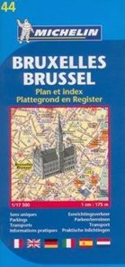 Brusel - plán Michelin - 1:17,5 /Belgie/