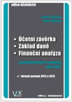 Účetní závěrka, základ daně, finanční analýza podnikatelkských subjektů 2012