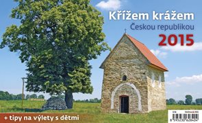 Helma Stolní kalendář týdenní 22,6x13,9 cm - Křížem krážem Českou republikou