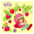 Strawberry Shortcake - omalovánky čtverec s háčkem na zavěšení