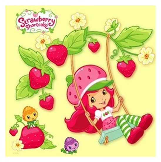 Levně Strawberry Shortcake - omalovánky čtverec s háčkem na zavěšení - neuveden