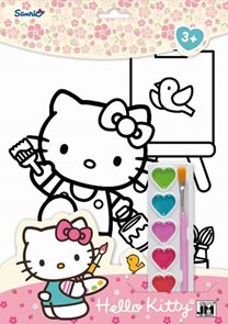 Hello Kitty - Omalovánkové sety A4