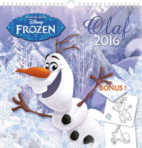 Kalendář nástěnný 2016 - W. D. Ledové království - Olaf, poznámkový  21 x 21 cm