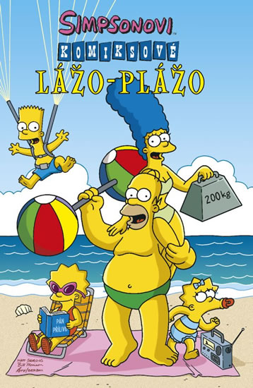Simpsonovi - Komiksové lážo-plážo - Groening Matt - 17x26 cm, Sleva 40%