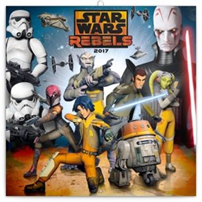 Kalend&#225;ř pozn&#225;mkov&#253; 2017 - Star Wars Rebels/Povstalci