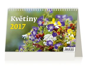 Kalendář stolní 2017 - Květiny