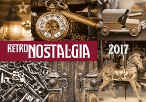 Retro Nostalgia kalendář nástěnný 2017