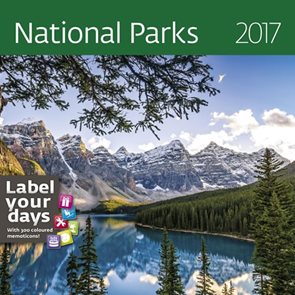 Kalendář nástěnný 2017 "label your days" - National Parks