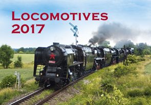 Locomotives kalendář nástěnný 2017