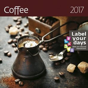 Kalendář nástěnný 2017 "label your days" - Coffee