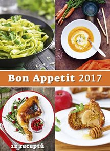 Bon Appetit + 12 receptů kalendář nástěnný 2017