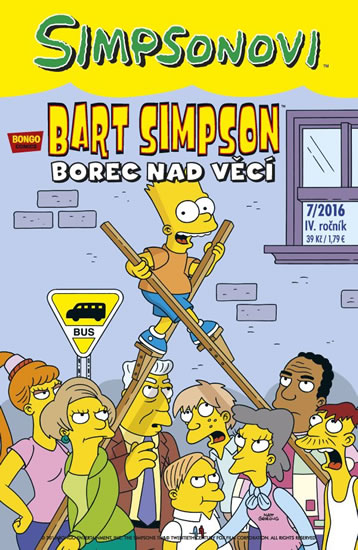 Simpsonovi - Bart Simpson 7/2016 - Borec nad věcí - Groening Matt