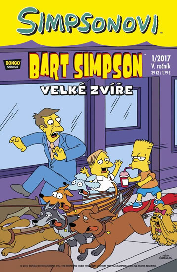 Levně Simpsonovi - Bart Simpson 1/2017 - Velké zvíře - Groening Matt