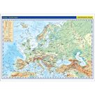 Evropa - příruční fyzická/politická mapa 1:17 mil./42x29,7 cm