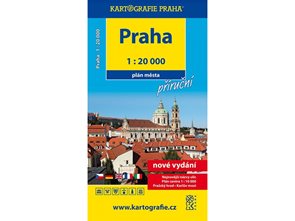 Praha - 1:20 000 plán města příruční